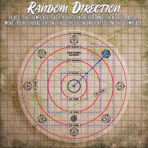 Aoe Spell Effect Templates For Dnd Maximize The Effects Of Etsy Uk