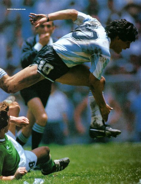 Diego Armando Maradona Final Copa Del Mundo México 1986 Argentina 3 Alemania 2 Diego