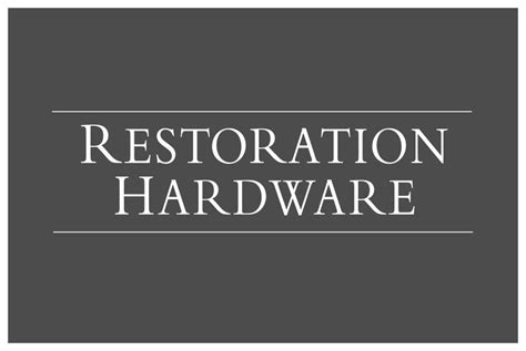 The restoration hardware logo design and the artwork you are about to download is the intellectual property of the copyright and/or trademark holder and is offered to you as a convenience for lawful. Restoration Hardware 37 Negative Reviews | Customer ...