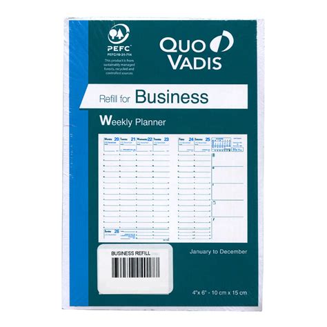 Buy Quo Vadis Business 2021 Planner Refill
