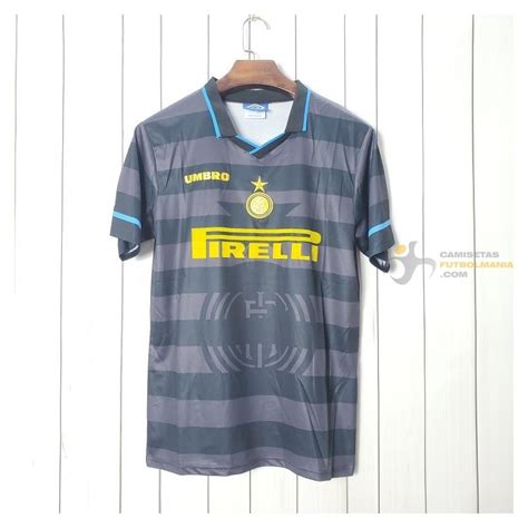 Camiseta Inter Milán Tercera Equipación Retro Clásica 1997 1998