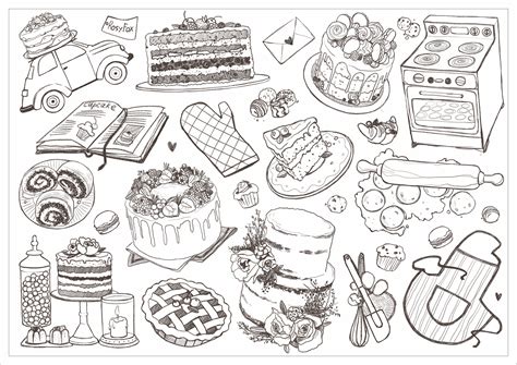 Stickers For Pastry Shop On Behance