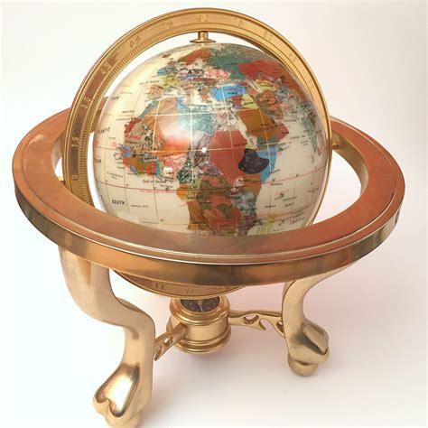 Gemstone Globe Globe Beauty In Art Gemstones