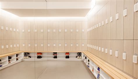 Light Filled Locker Room For Office Building By Five At Heart Office