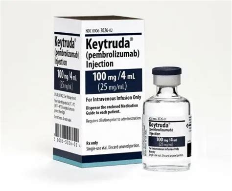Keytruda Pembrolizumab Injection Msd Pharmaceuticals Pvt Ltd Ml At