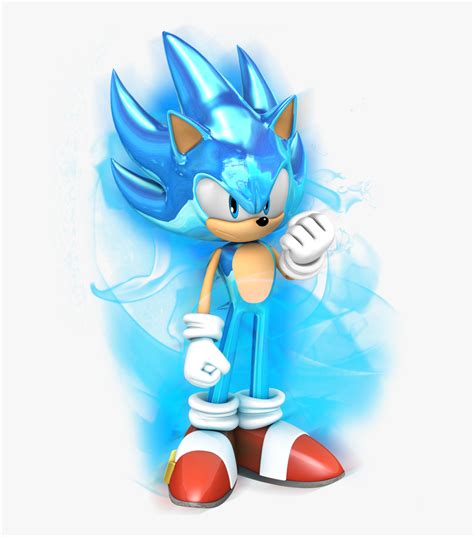 Blue Super Sonic The Hedgehog Hd Png Download Transparent Png Image