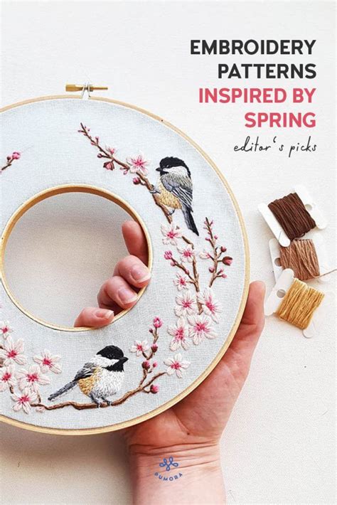 The best free embroidery patterns you can download and sew right now. Spring embroidery patterns to spruce up your home in 2020 ...