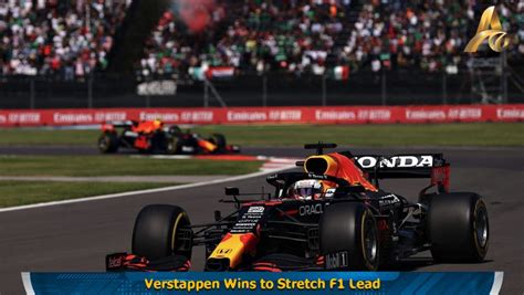 Verstappen Wins To Stretch F1 Lead