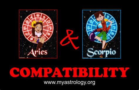 This couple does not have much common ground. Friendship Compatibility for Aries and Scorpio using ...