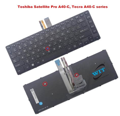 Keyboard For Toshiba Satellite Pro A40 C Series Tecra A40 C A40 C1430