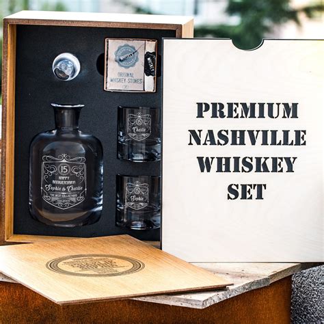 Personalized Whiskey T Set For Men High End Retirement Etsy Uk