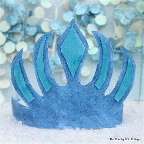 Frozen-Inspired Elsa Crown | Frozen crafts, Disney frozen crafts, Frozen movie