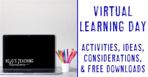 Elearning Day Activities Ideas And More Hojo S Teaching Adventures Llc Teaching