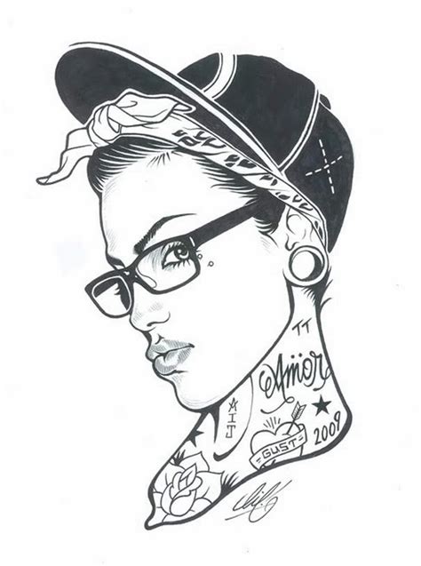 10 Most Beautiful Tattoed Women Illustrations By Adam Isaac Jackson