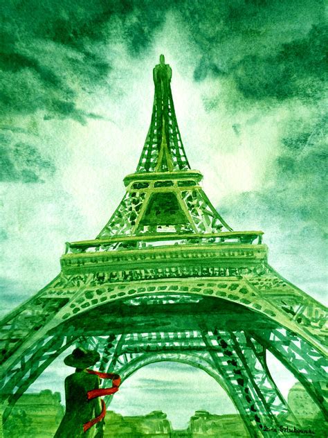 Eiffel Tower Paris Painting By Irina Sztukowski Pixels