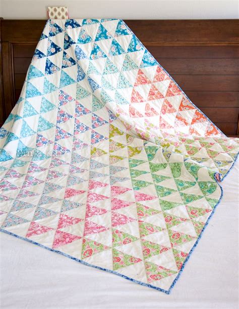 Tilda Sunkiss Triangle Quilt Minkis Triangle Quilt Quilts