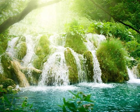 Waterfall Paradise Wallpapers Wallpaper Cave