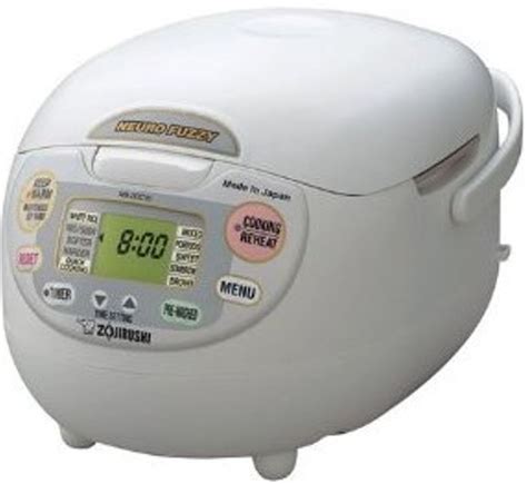 You can cook rice, porridge or make a dessert. Zojirushi NS-ZCC18 10-cups Neuro Fuzzy Rice Cooker and ...