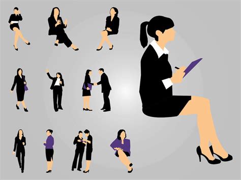 Working Women Free Vectors Ui Download