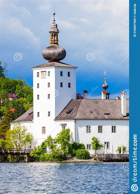 Gmunden Schloss Ort Austria Stock Photo Image Of Summer Austrian