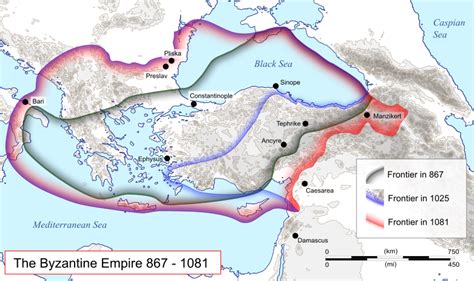 Filemap Of The Byzantine Empire 867 1081svg Wikimedia Commons