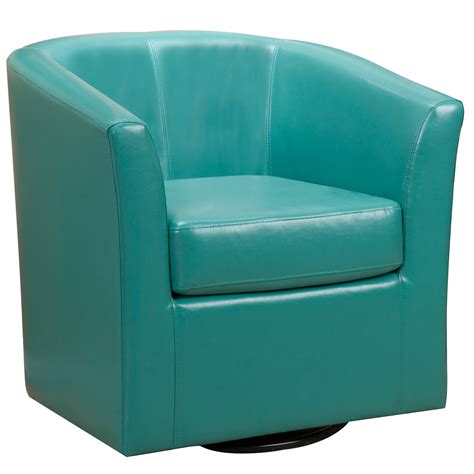 Gdf Studio Swivel Chair Turquoise