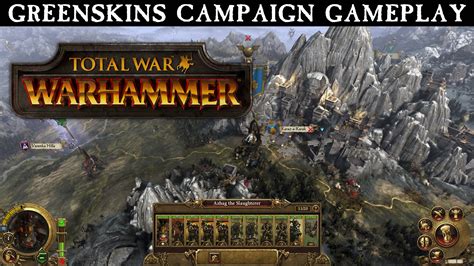 Total War Warhammer Greenskins Campaign Trailervideo Game News