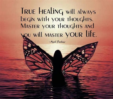 Master Your Thoughts And You Will Master Your Life Healing Quotes