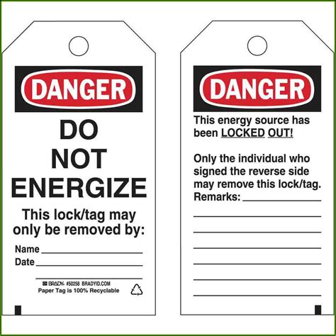 Training requirements (required levels of use a consistent template for all loto procedures. Lockout Tagout Permit Template - Template 1 : Resume Examples #9x8raVay3d