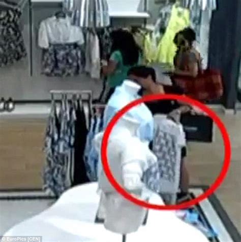 Woman In China Steals Clothing From Store In 30 Minute Crime Spree