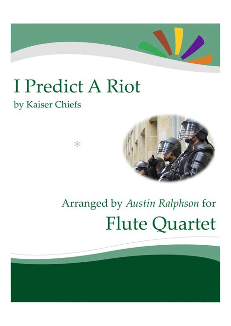 I Predict A Riot Arr Austin Ralphson Sheet Music Kaiser Chiefs