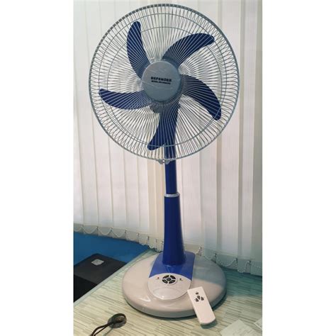 Defender Rechargable Fan With Long Stand Sohoj Online Shopping