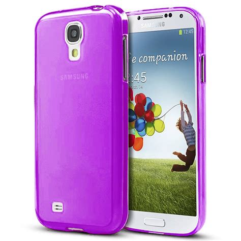 Flexi Gel Case For Samsung Galaxy S4 Smoke Purple