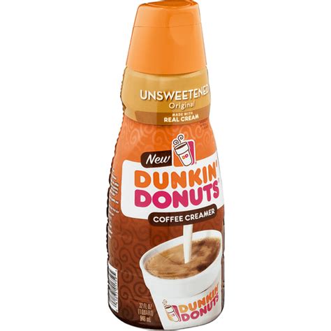 Dunkin Donuts Coffee Creamer Unsweetened Creamers Edwards Food Giant