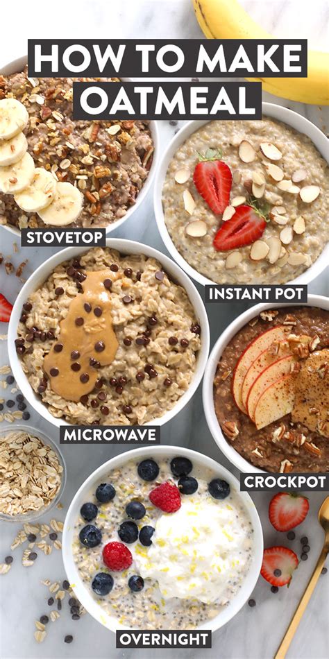 How To Make Oatmeal A Guide To How To Cook Oatmeal Fit Foodie Finds