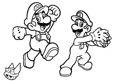Free printable mario coloring pages for kids. Super Mario Coloring Pages: Mario Brothers (2020) » Print Color Craft
