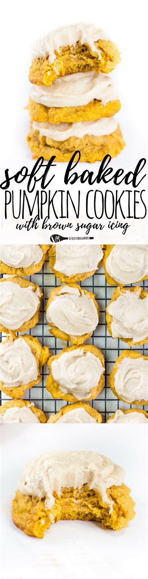 Gluten Free Soft Baked Pumpkin Cookies With Brown Sugar Frosting Will