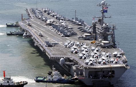 Uss George Washington Cvn 73 Military Aircraft Carrier United