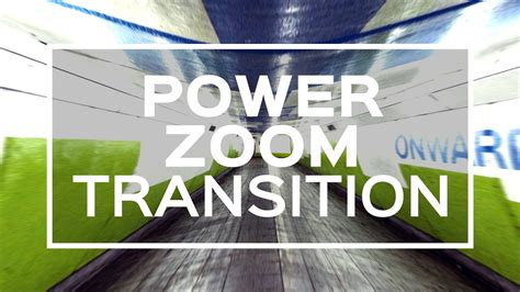 After Effects Tutorial | Power Zoom Transition - YouTube