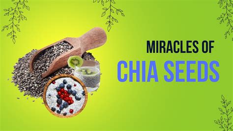Miracles Of Chia Seeds Ultimate Superfood From Glowing Skin To Weight