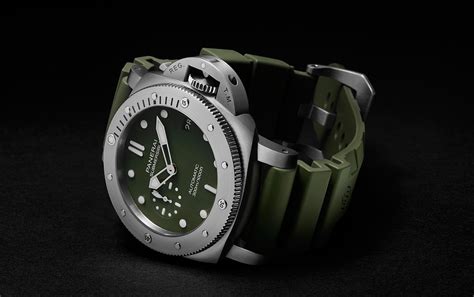 Panerai Launches Its First Green Dialed Submersible As An Online