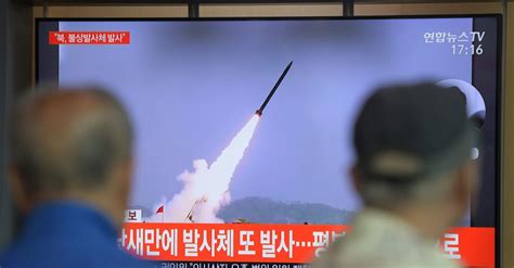 North Korea Fires Two More Missiles Escalating Weapon Tests The New