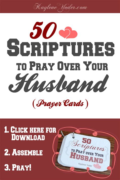 Day 2 pray for your husband's devotion to spiritual discipline. 50 Scriptures to Pray Over Your Husband title image