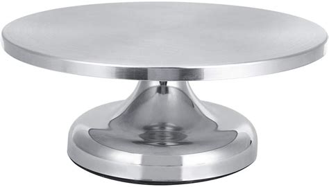 12inch Household Stainless Steel Cake Stands Turntable Rotating Base