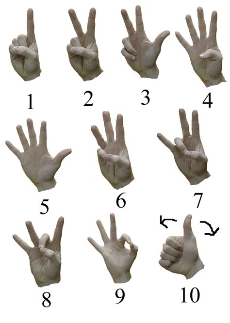 Asl Number Chart British Sign Language Sign Language Alphabet Sign