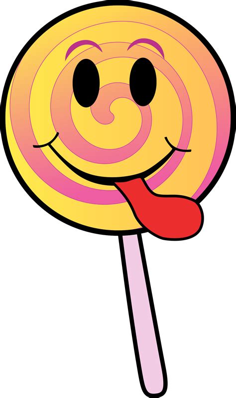 Clipart Lollipop Smiley