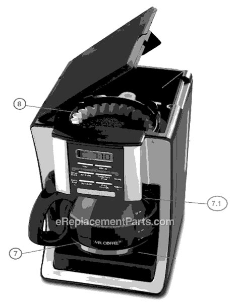 Mr Coffee Bvmc Sjx36gt Coffee Maker Oem Replacement Parts From