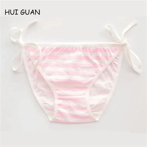 Hui Guan Sexy Strawberry Fuirt Cute Girl Underwear Lingerie Women Fashion Cartoon Cotton Panties