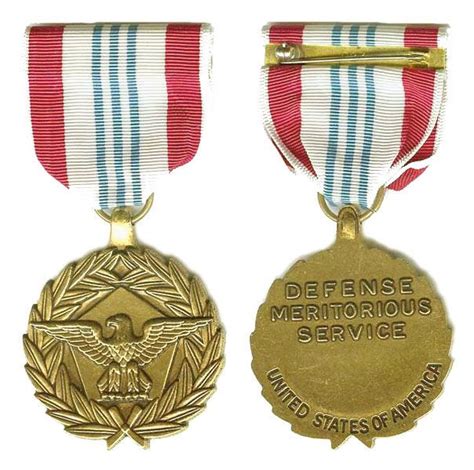 The Defense Meritorious Service Medal Dmsm Is The Third Highest Award