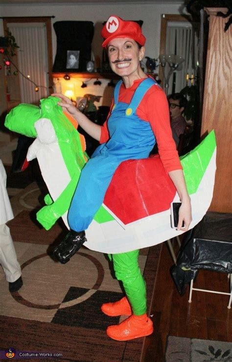 Mario Riding Yoshi Halloween Costume Contest At Costume